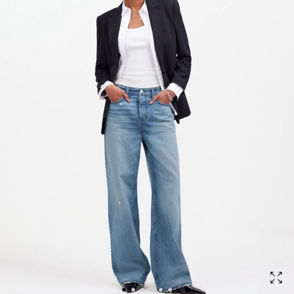 Madewell Low Slung Baggy Hamburg Wash